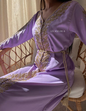 Caftan lilas - Réf : 1111